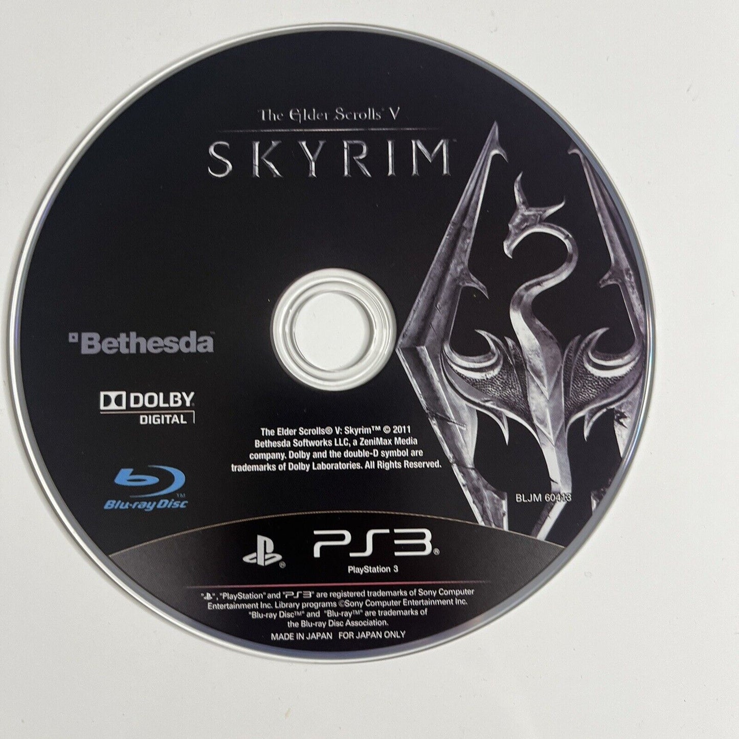 The Elders Scrolls V Skyrim  Sony PlayStation 3 PS3 JAPAN Game Complete with Map