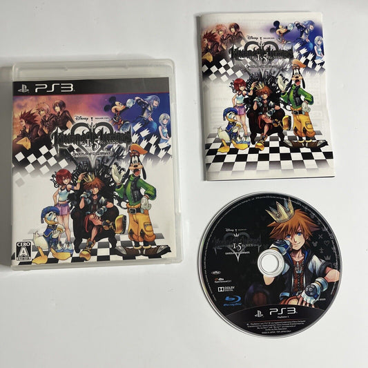 Kingdom Hearts HD 1.5 ReMIX  PS3 Sony PlayStation 3 JAPAN Game Complete