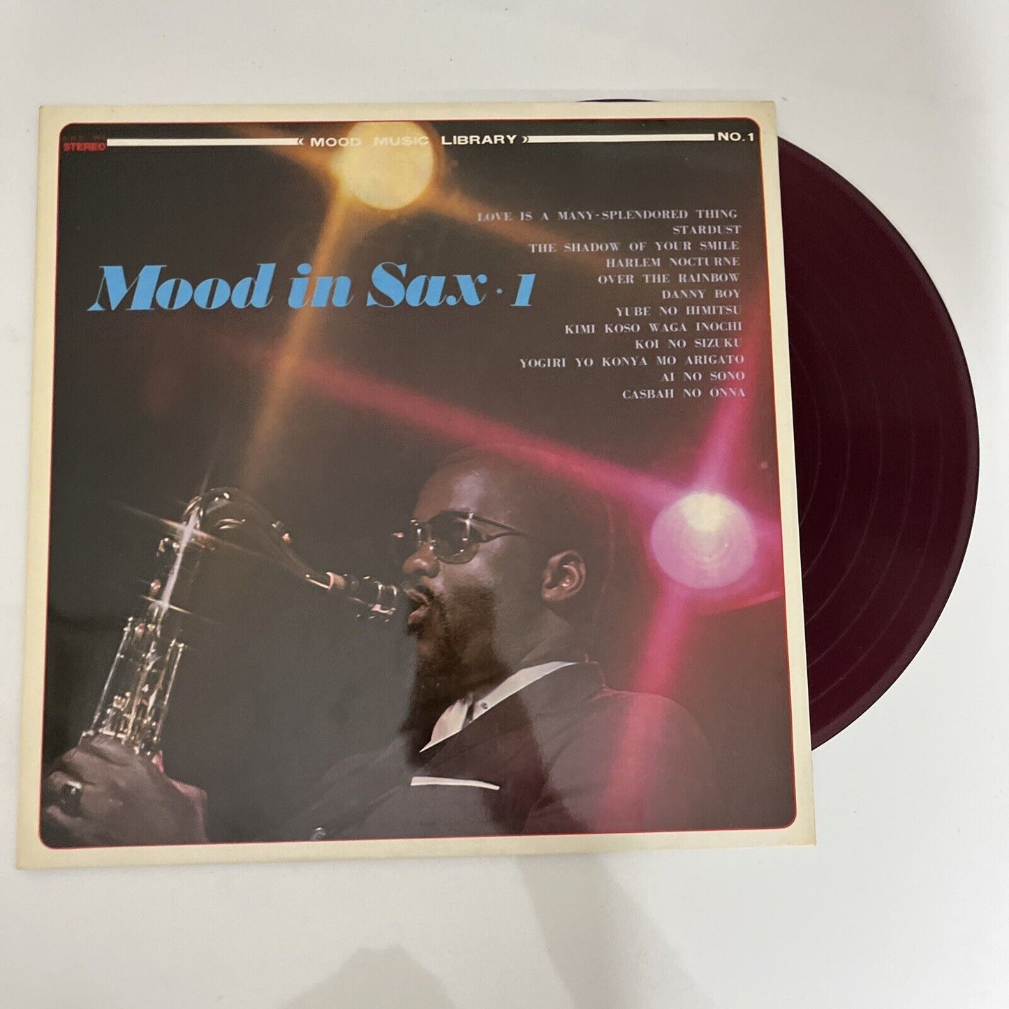 Midnight Sun Pops Orchestra – Mood In Sax 1 LP 1969 Red Vinyl Gatefold SKS-001