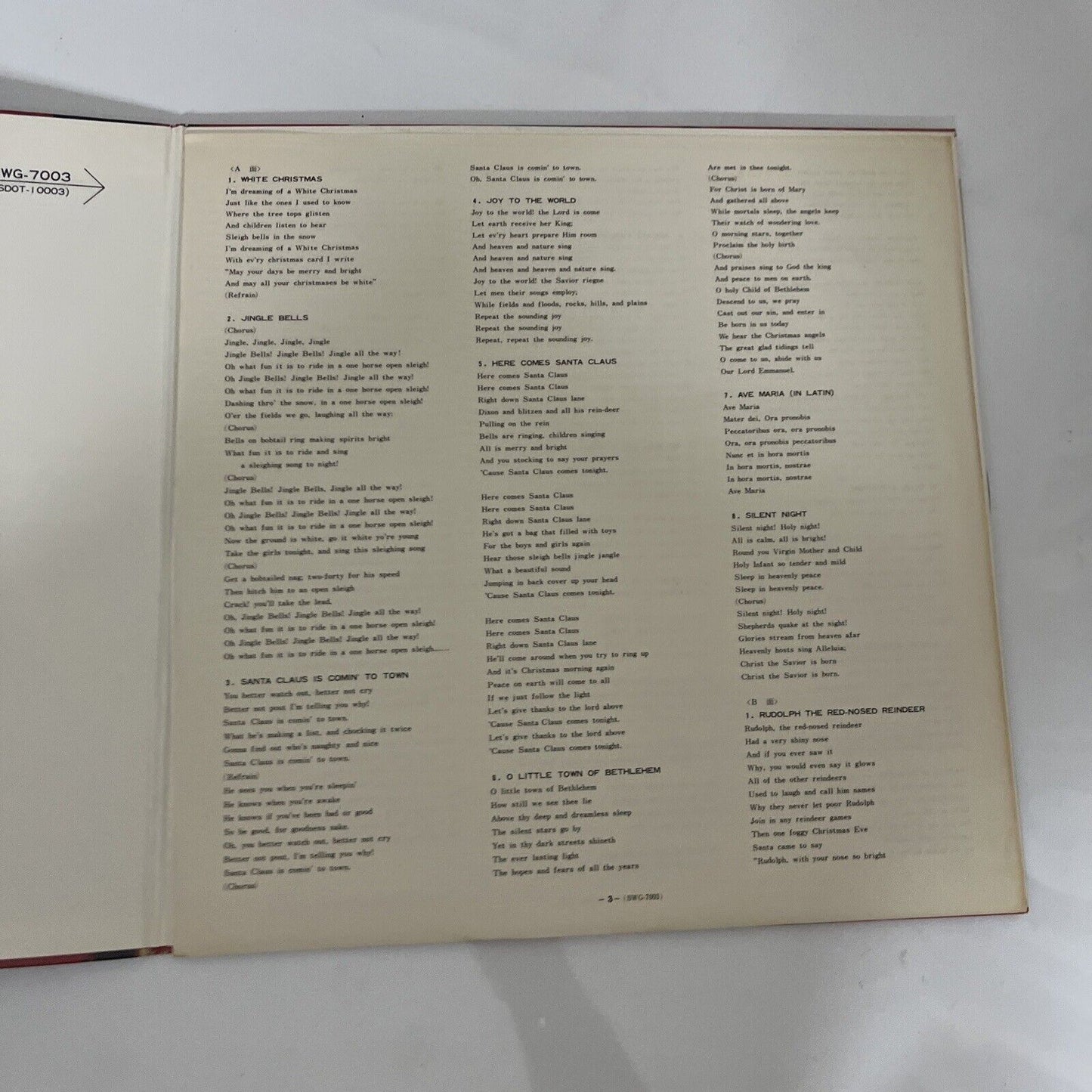 Pat Boone - Golden Christmas LP Vinyl Record SWG-7003