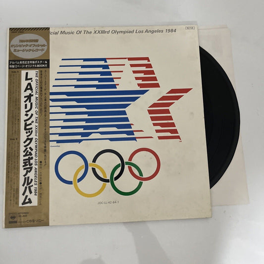 The Official Music Of The XXIIIrd Olympiad Los Angeles 1984 LP Vinyl Obi Gatefol