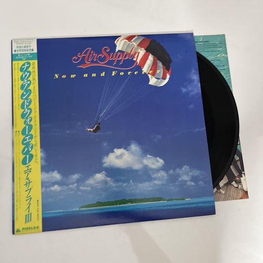 Air Supply - Now And Forever LP 1982 Vinyl Record Obi 25RS-155