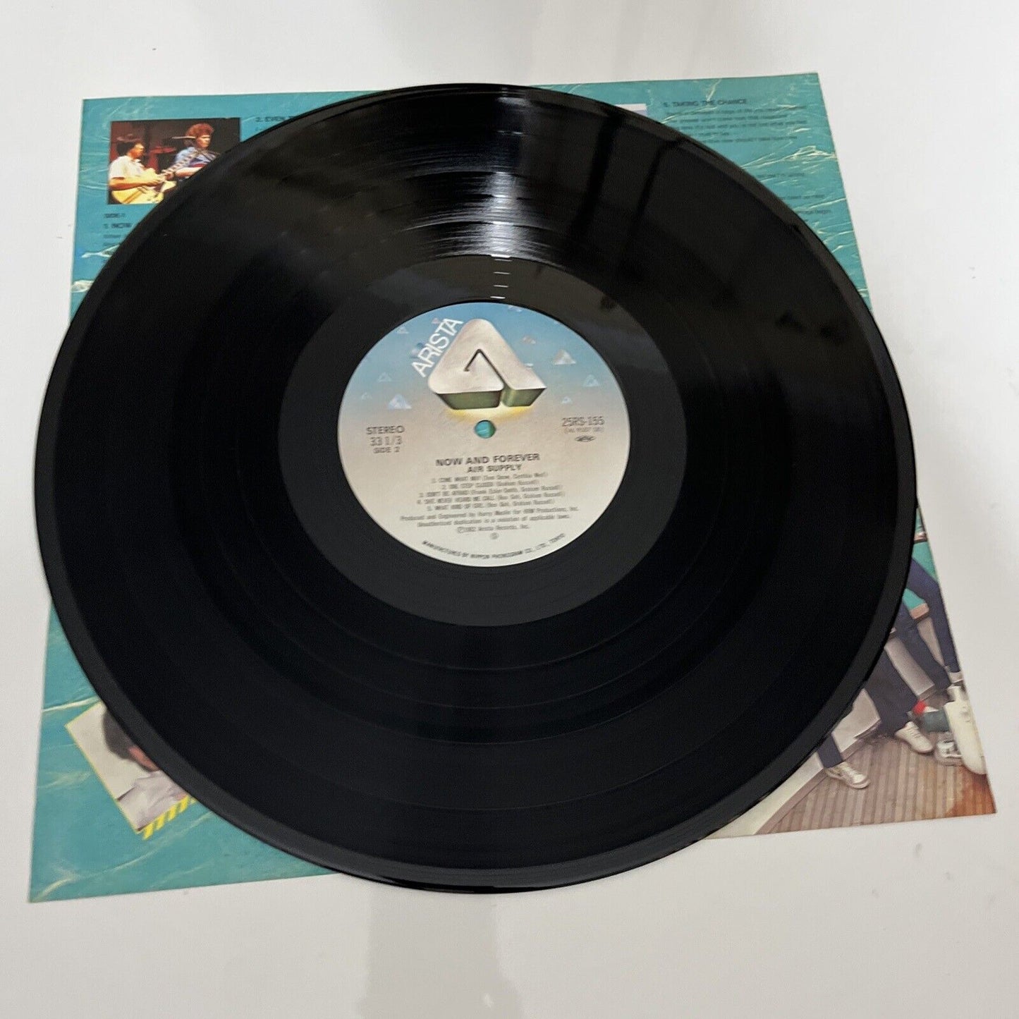 Air Supply - Now And Forever LP 1982 Vinyl Record Obi 25RS-155