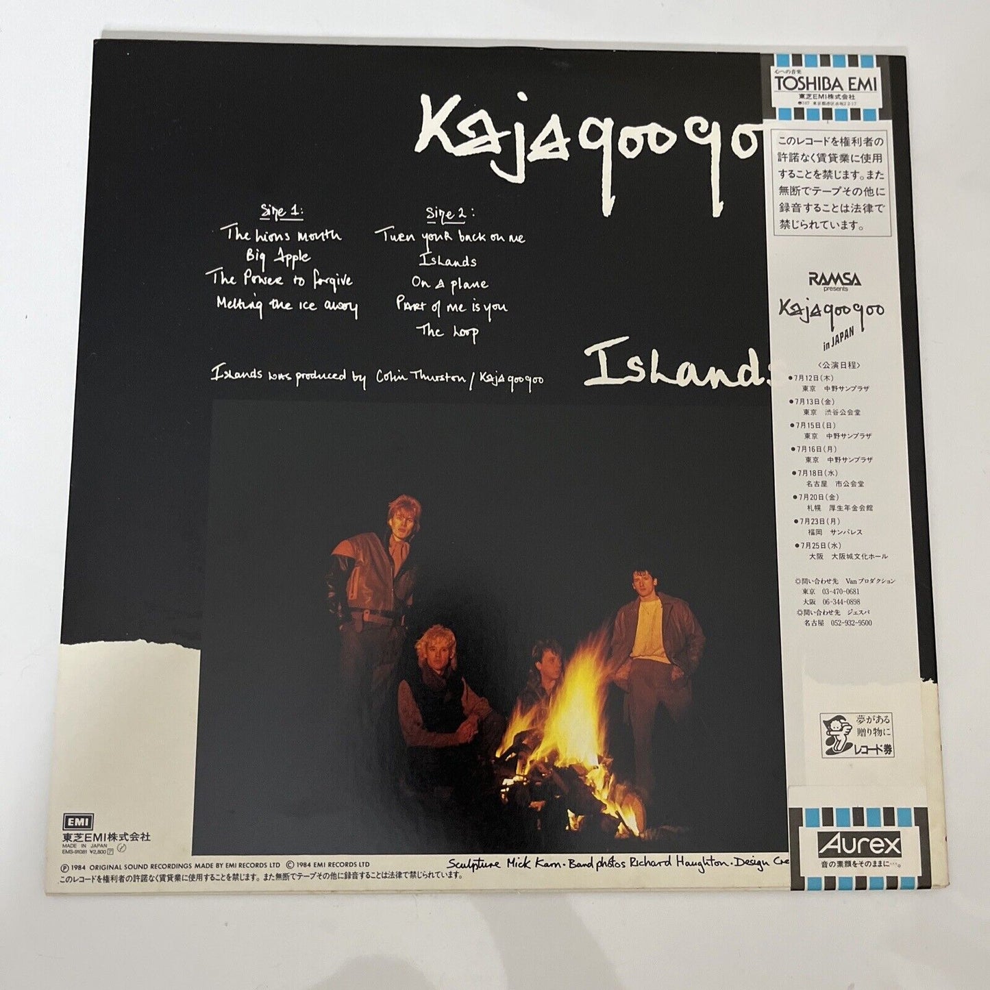 Kajagoogoo – Islands LP 1984 Vinyl Record Obi EMS-91081