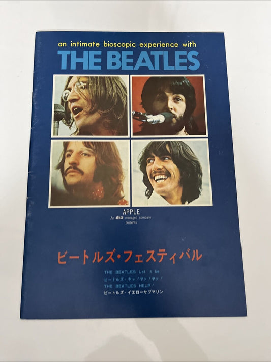Intimate Bioscopic Experience With The Beatles Tour Book Memorabillia 1975 Japan