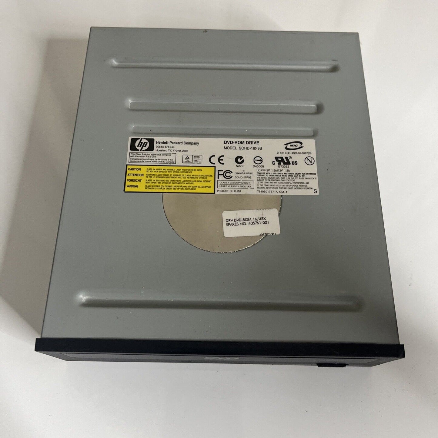 HP 16x DVD-ROM Internal IDE Optical Drive SOHD-16P9S