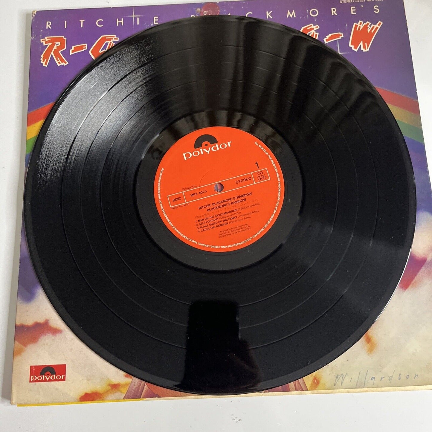 Rainbow – Ritchie Blackmore's Rainbow LP 1980 Vinyl Record Gatefold Obi MPX 4023