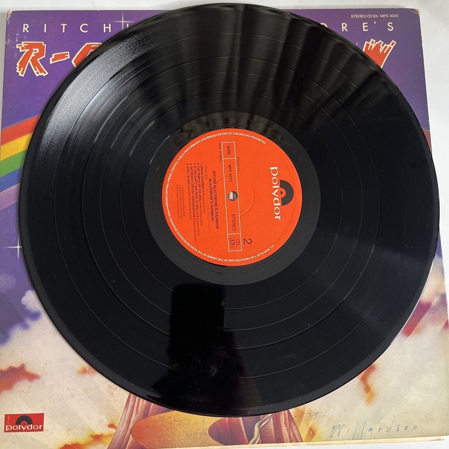 Rainbow – Ritchie Blackmore's Rainbow LP 1980 Vinyl Record Gatefold Obi MPX 4023