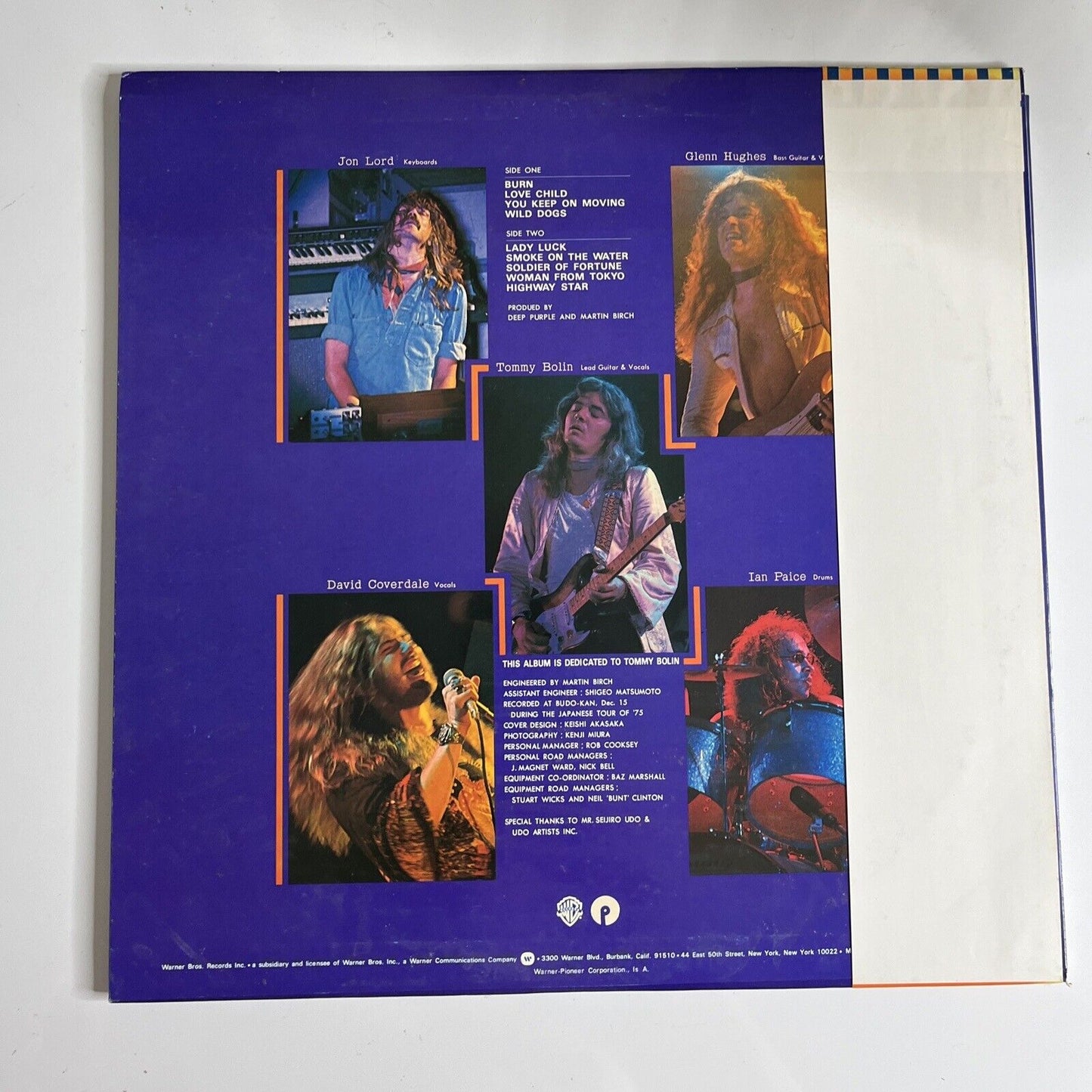 Deep Purple - Last Concert In Japan Limited Edition LP 1979 Vinyl Obi P-6515W