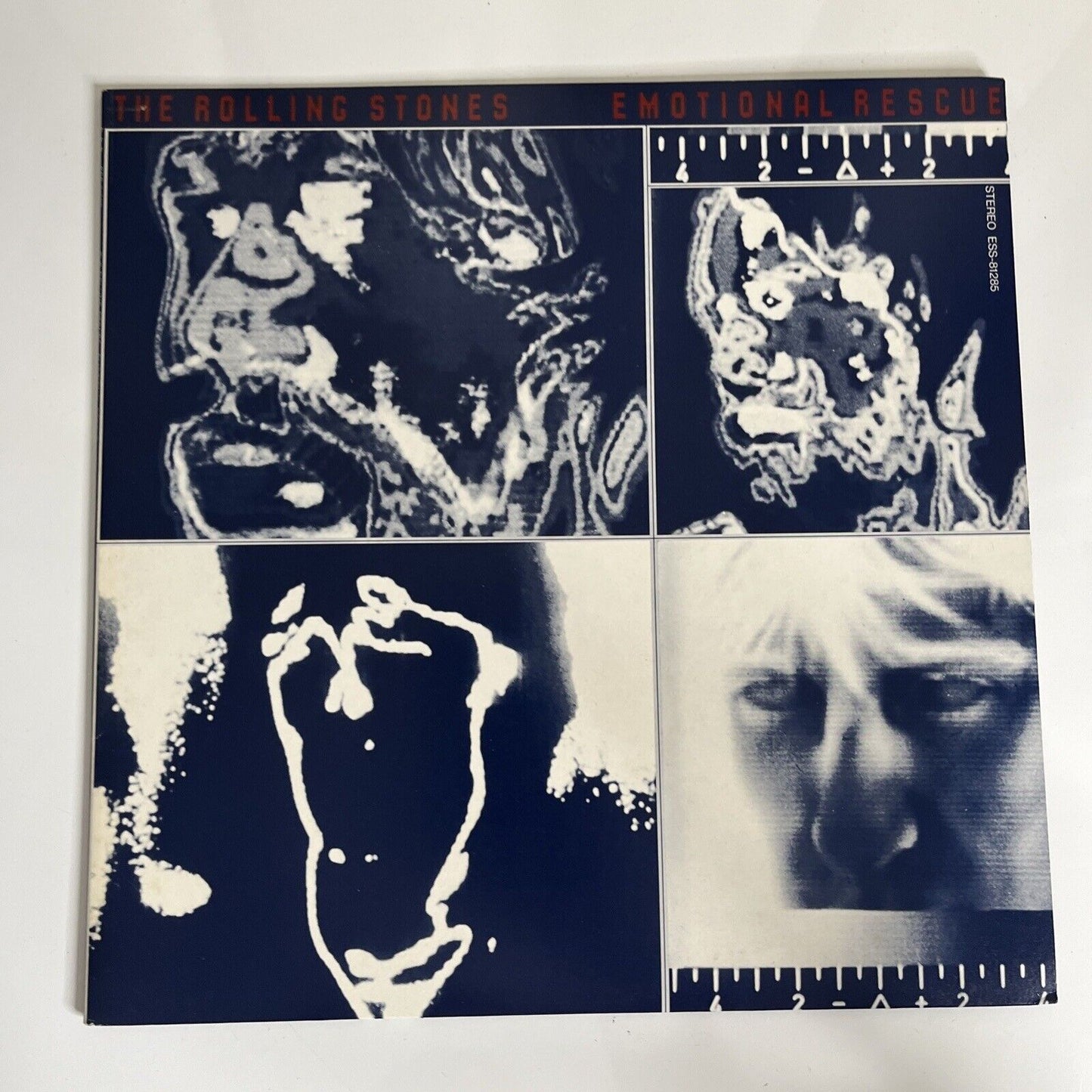 The Rolling Stones – Emotional Rescue LP 1980 Vinyl Record with Poster ESS-81285