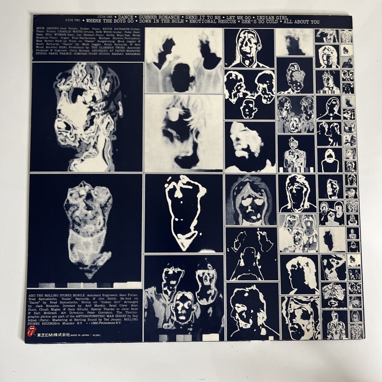 The Rolling Stones – Emotional Rescue LP 1980 Vinyl Record with Poster ESS-81285