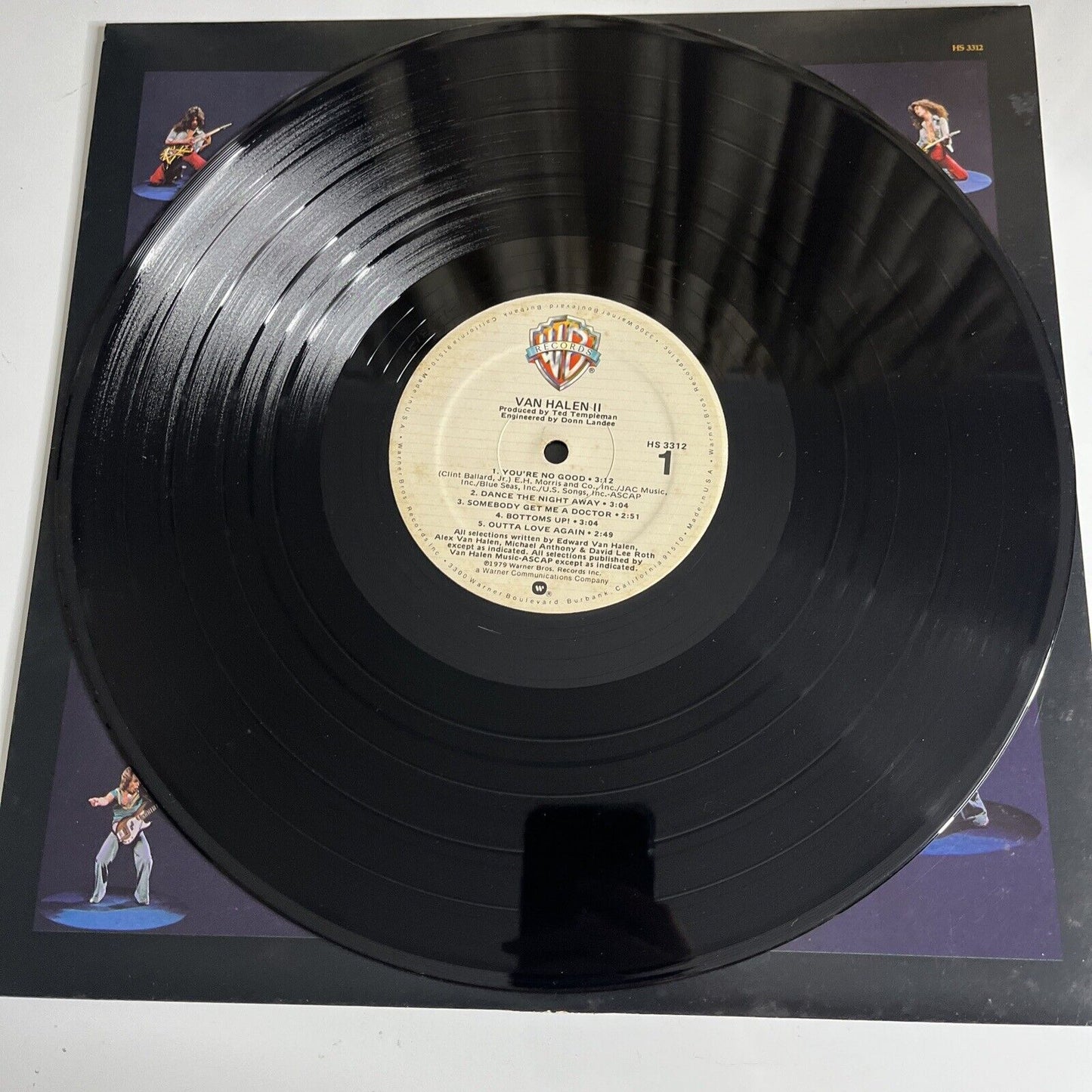 Van Halen II LP 1979 Vinyl Record Warner Bros HS 3312