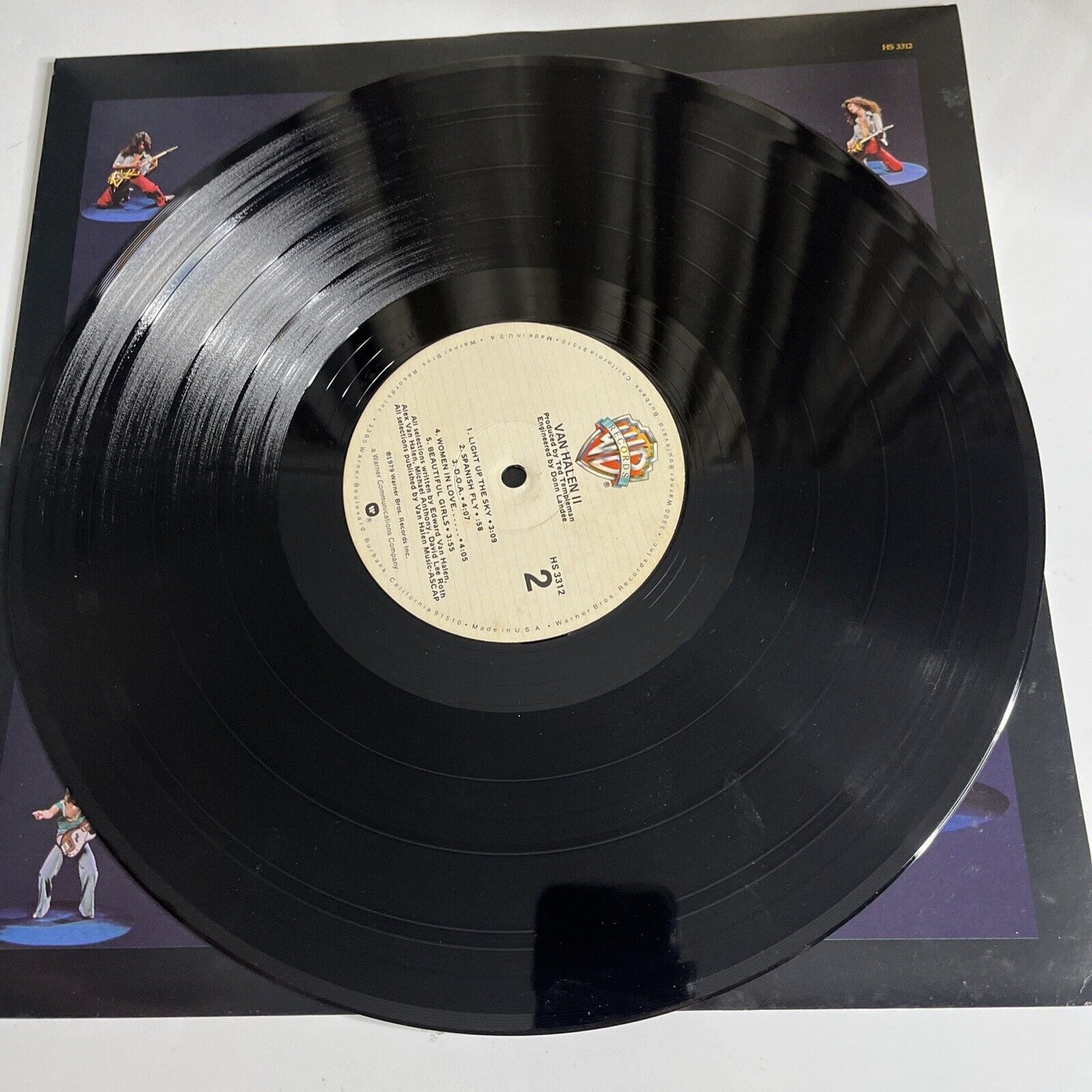Van Halen II LP 1979 Vinyl Record Warner Bros HS 3312