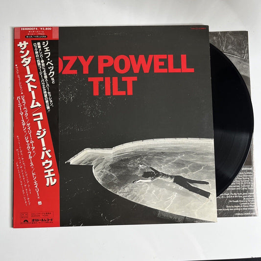 Cozy Powell - Tilt LP 1981 Vinyl Record Obi 28MM0074