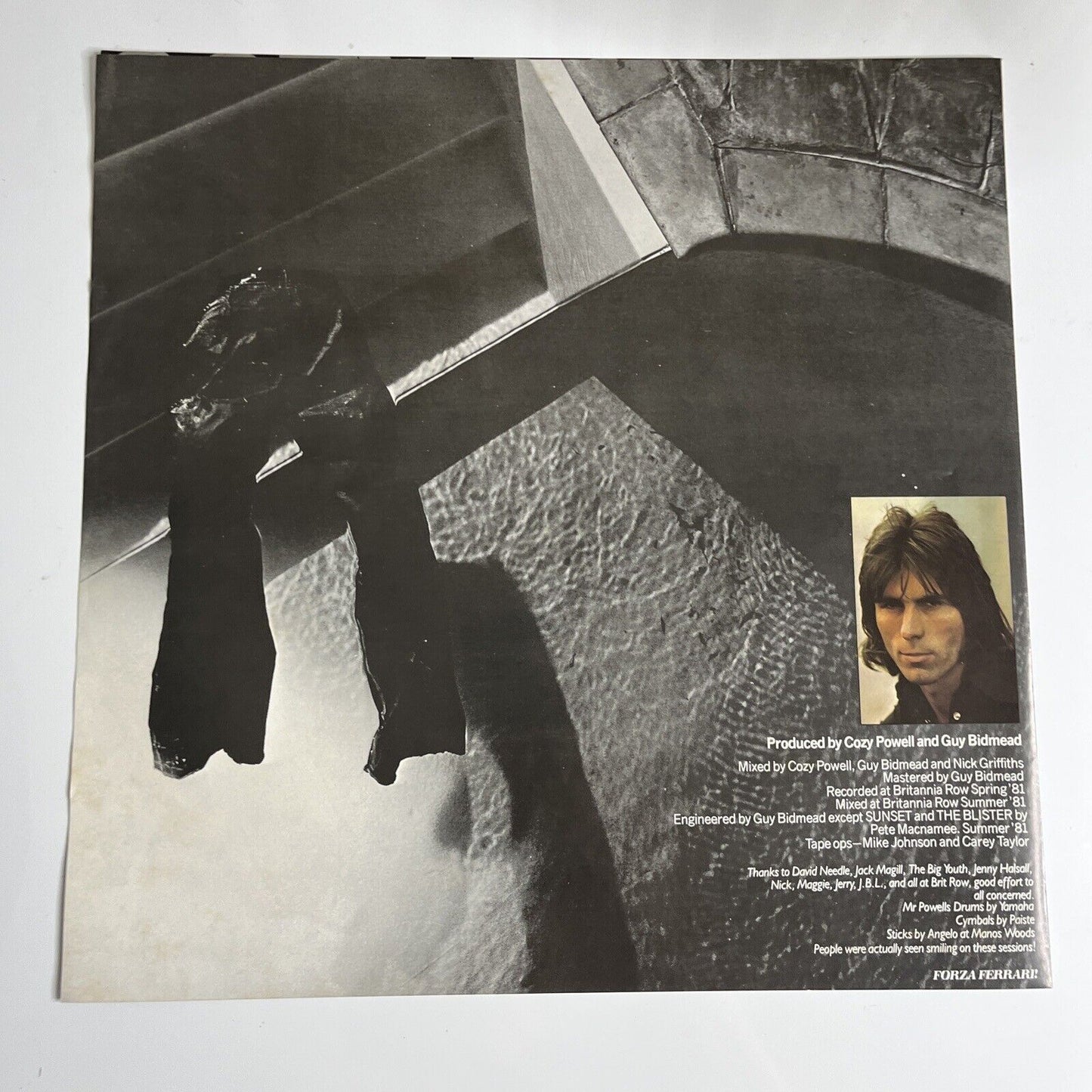 Cozy Powell - Tilt LP 1981 Vinyl Record Obi 28MM0074