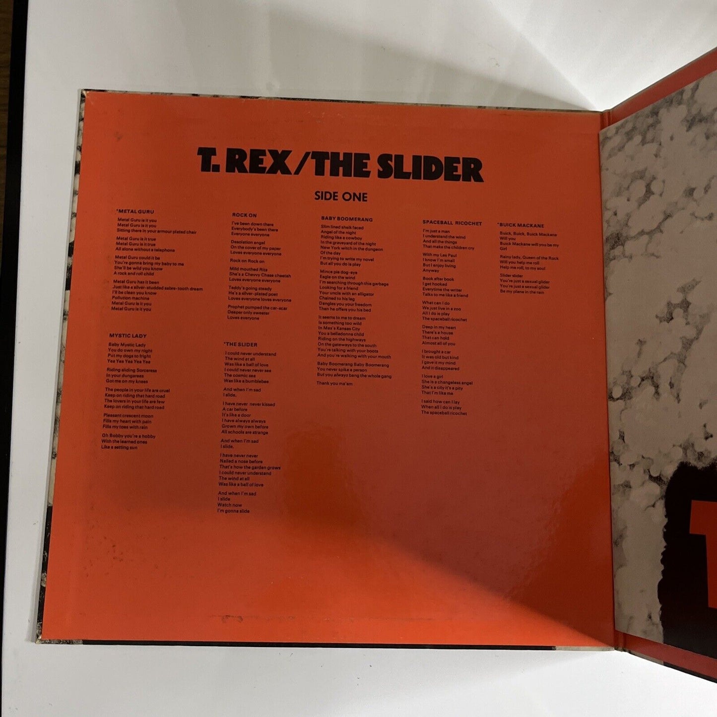 T.Rex - The Slider LP 1972 Vinyl Record Gatefold EOP-80565