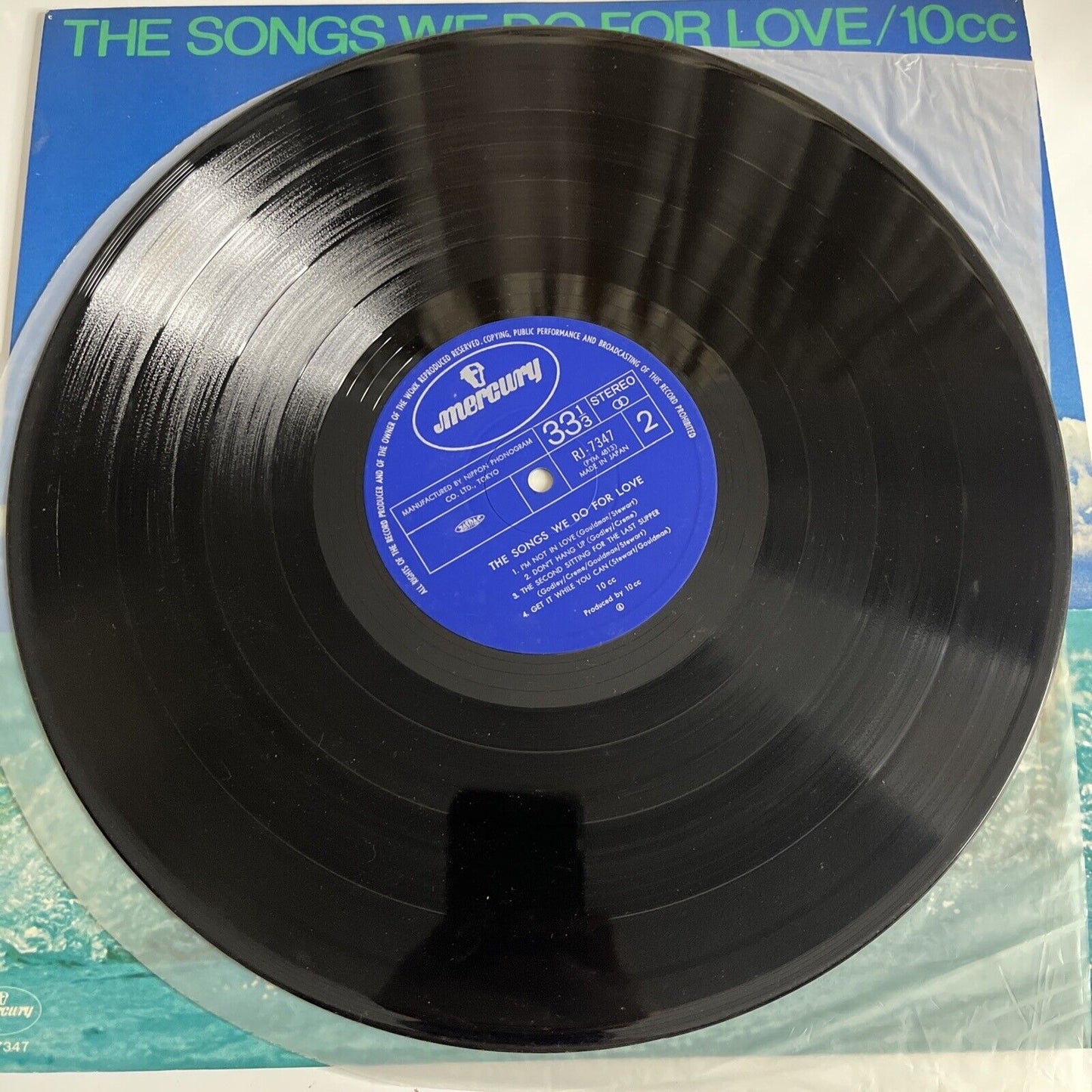 10cc - The Songs We Do For Love LP 1978 Vinyl Record RJ-7347