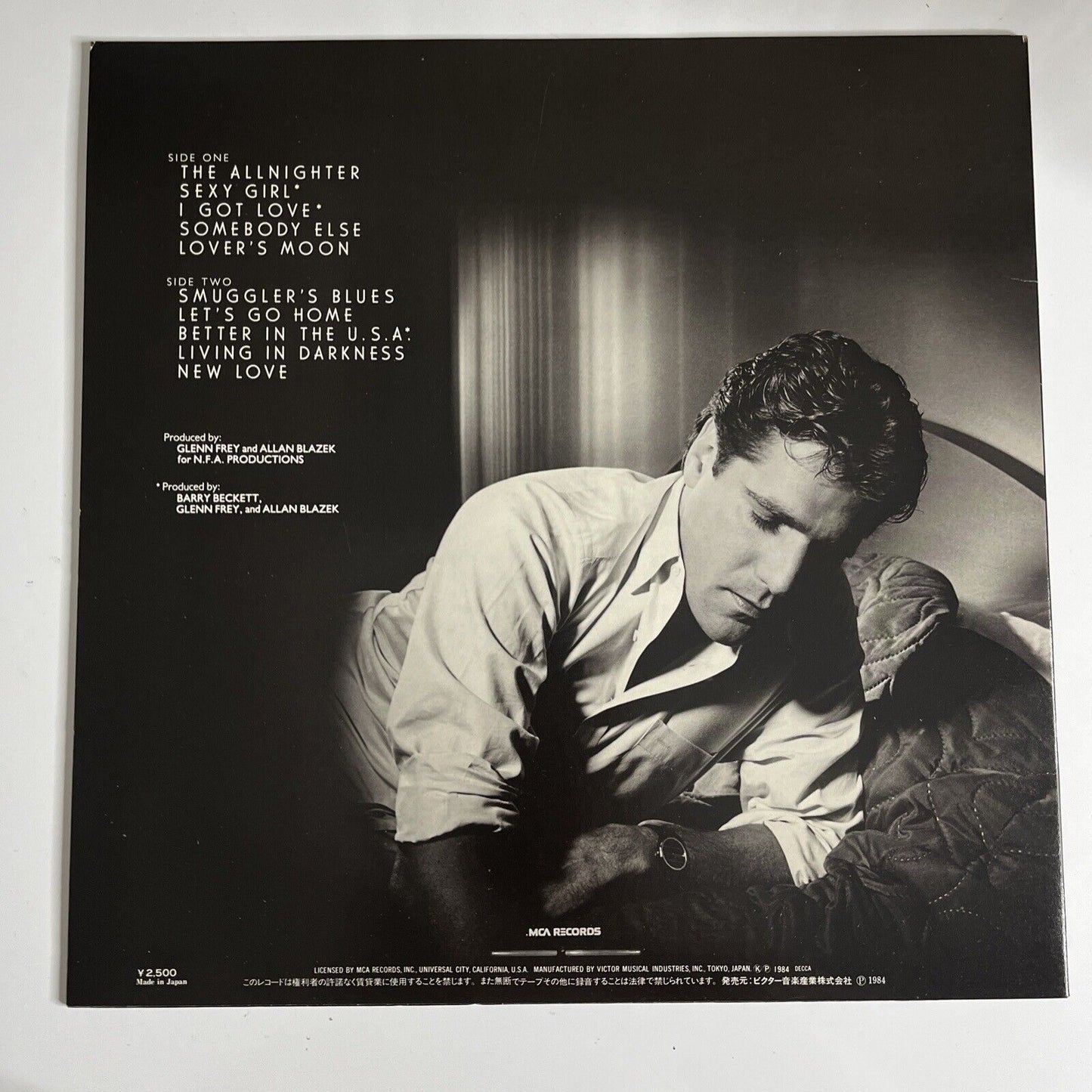 Glenn Frey - The Allnighter LP 1984 Vinyl Record MCA VIM-6329