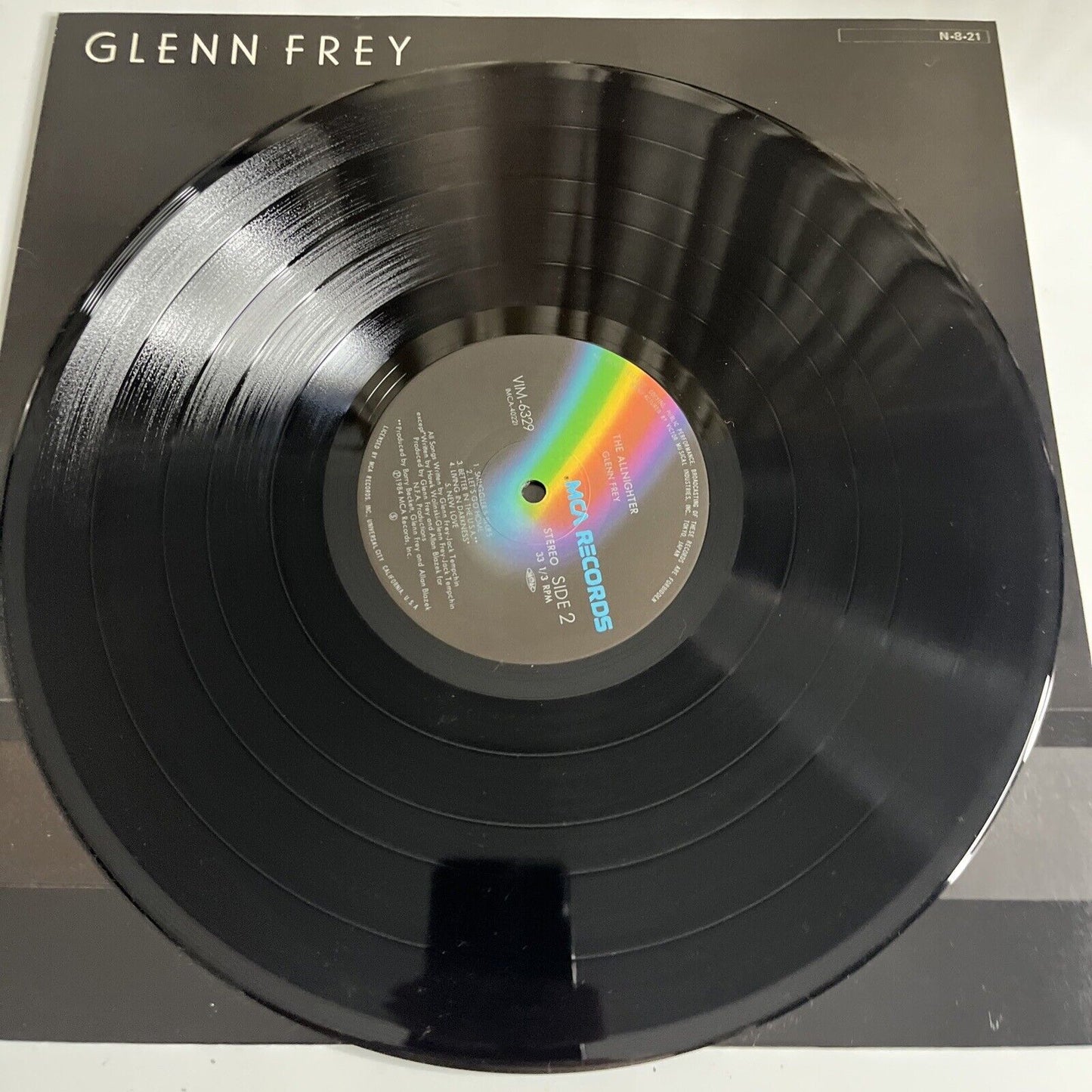 Glenn Frey - The Allnighter LP 1984 Vinyl Record MCA VIM-6329