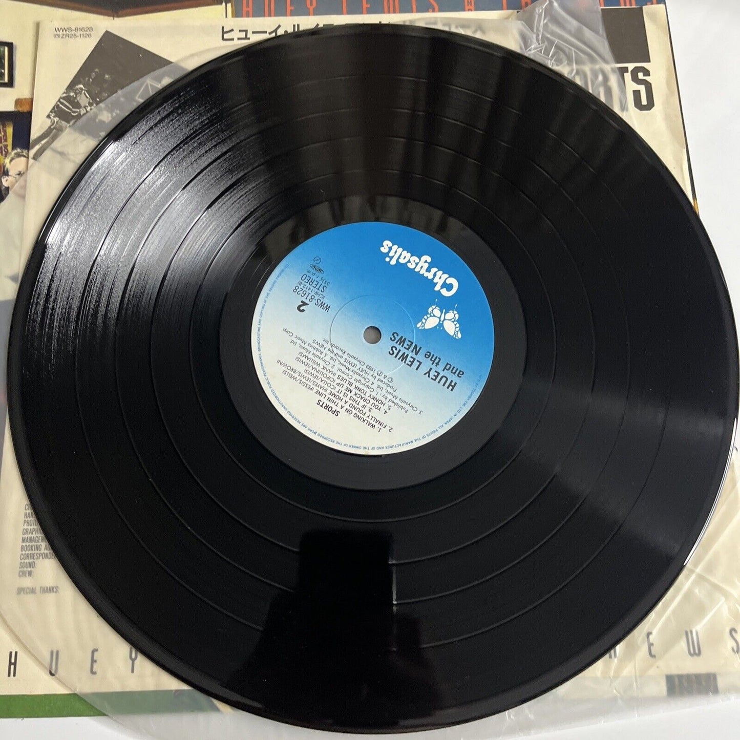 Huey Lewis And The News - Sports LP 1983 Vinyl Record WWS-81628