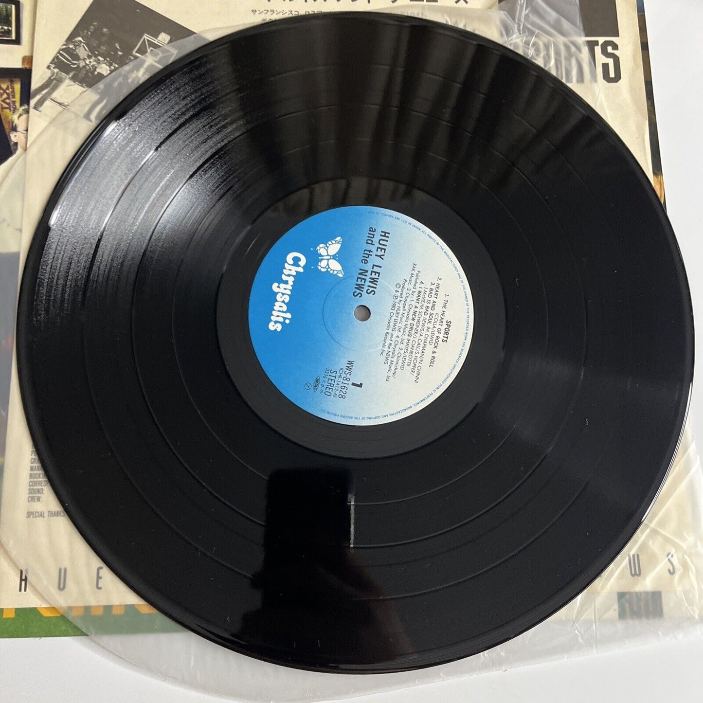 Huey Lewis And The News - Sports LP 1983 Vinyl Record WWS-81628