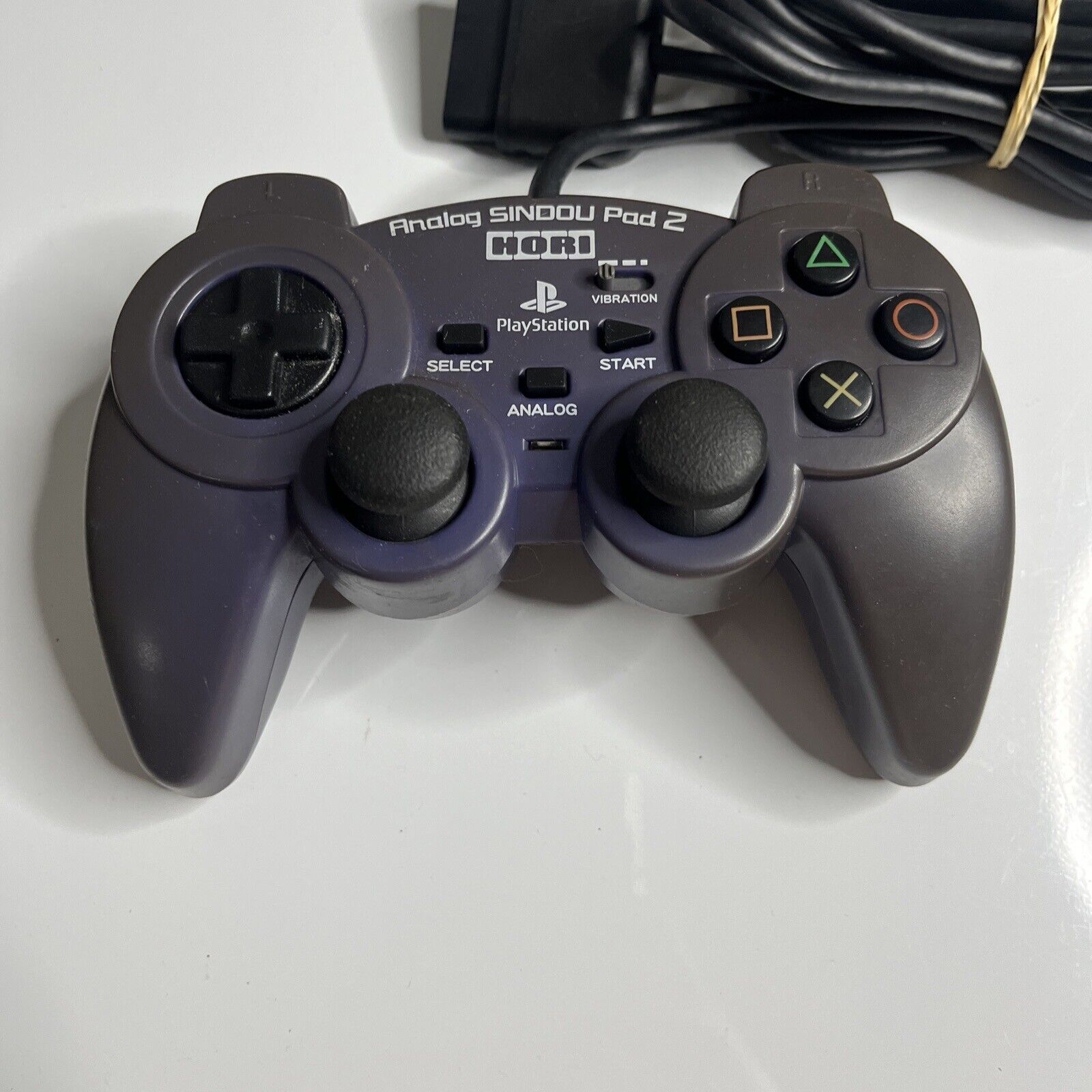 Manette Hori Digital Sindou Pad Pour Sony PS1 - Gris Transparent - Édition Rare
