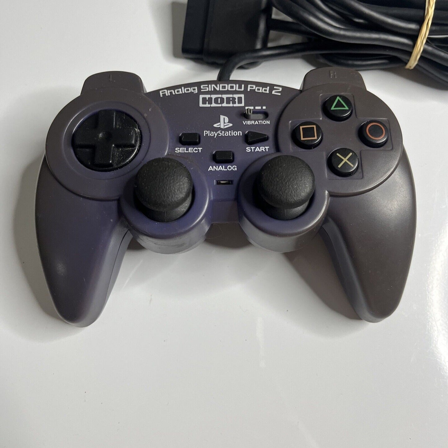 Hori PS2 Analog Sindou Pad 2 PS1 PS2 Sony PlayStation Controller Grey