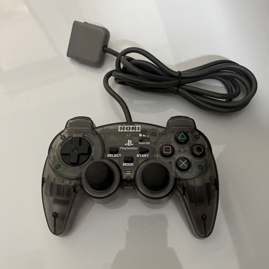 Hori Analog Sindou Pad PS1 PS2 PlayStation Controller Clear  Transparent