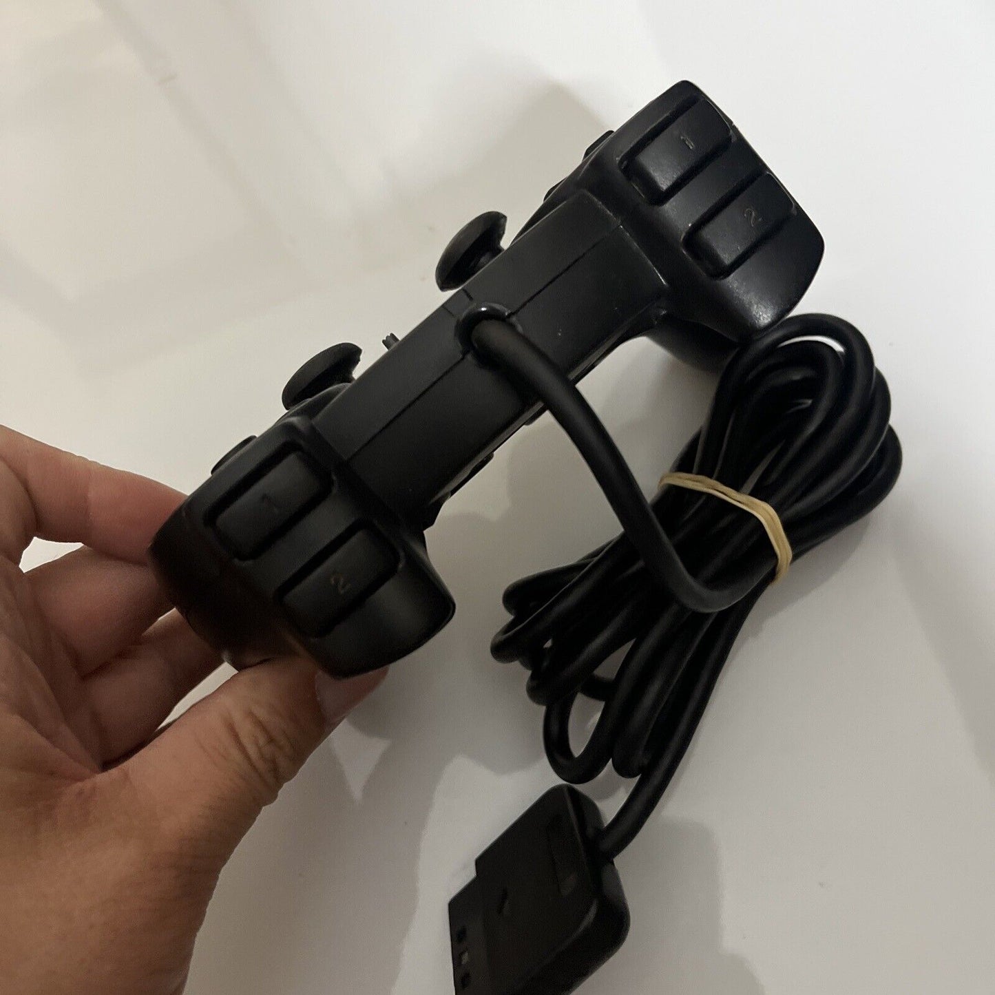 Hori Analog Sindou Pad 2 Sony PlayStation PS2 Fighting Controller Black