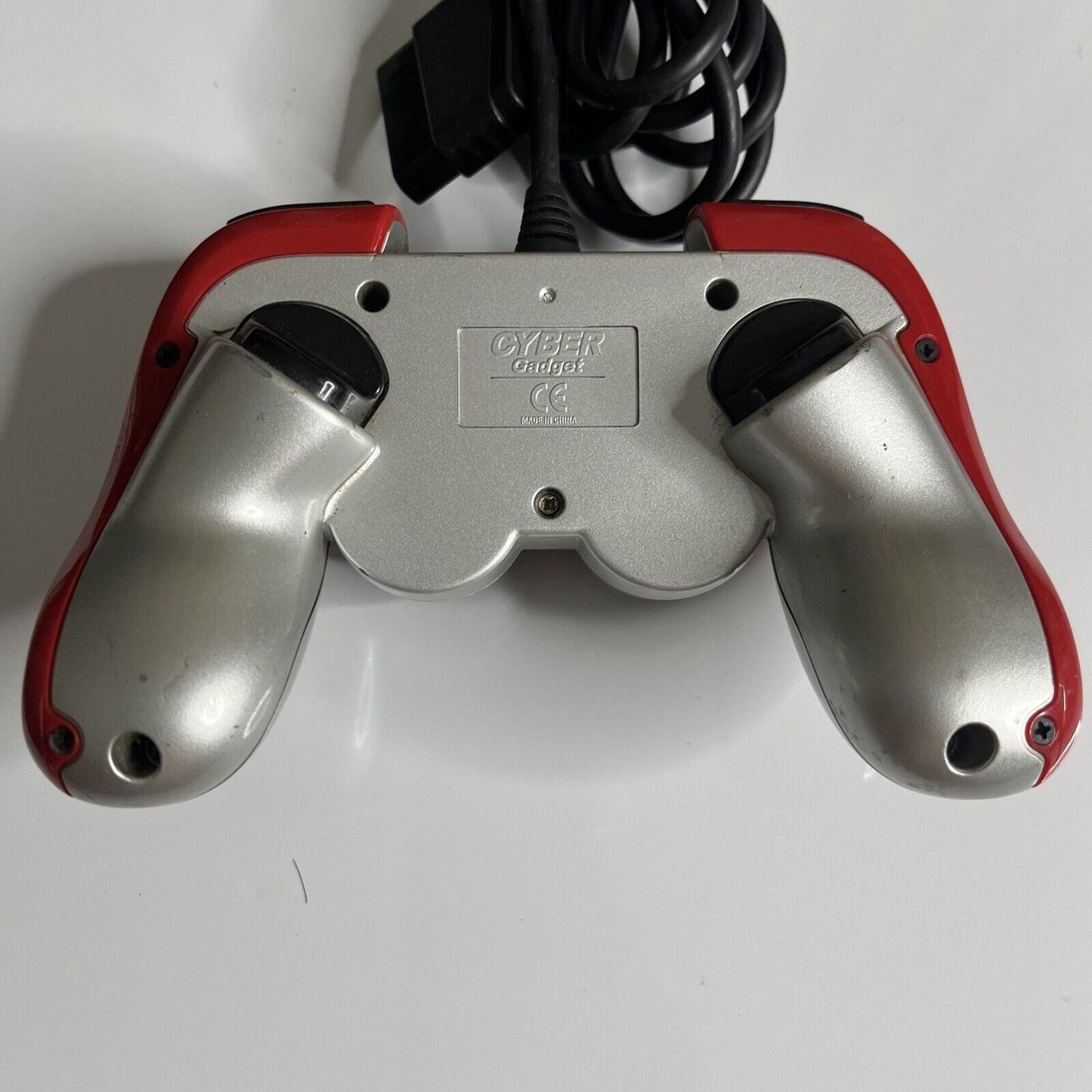 Cyber Gadget Sony PlayStation 2 PS2 Auto-fire Controller Red Silver