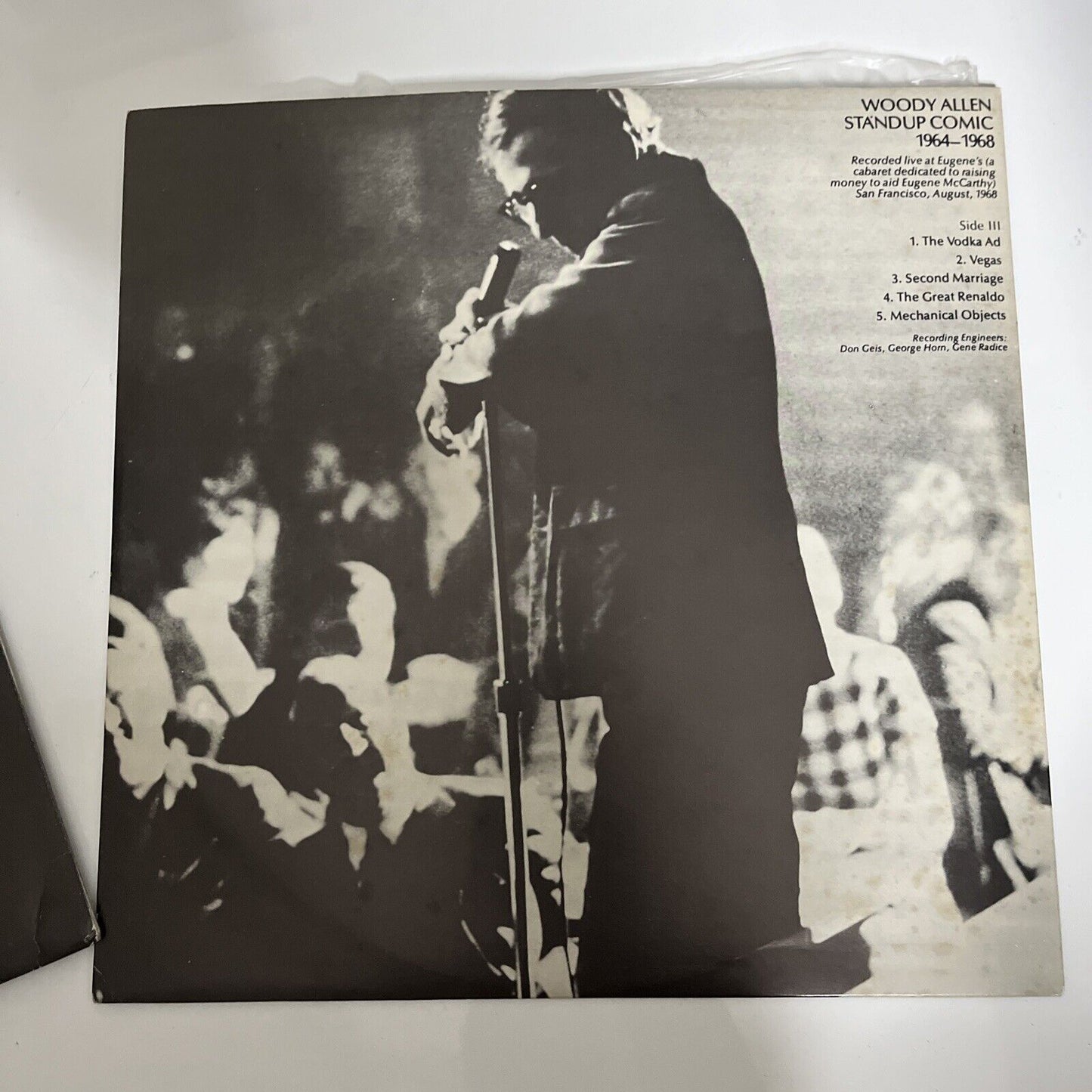 Woody Allen Stand Up Comic 1964-1968 2x LP 1968 Vinyl Record Gatefold L 45801/2