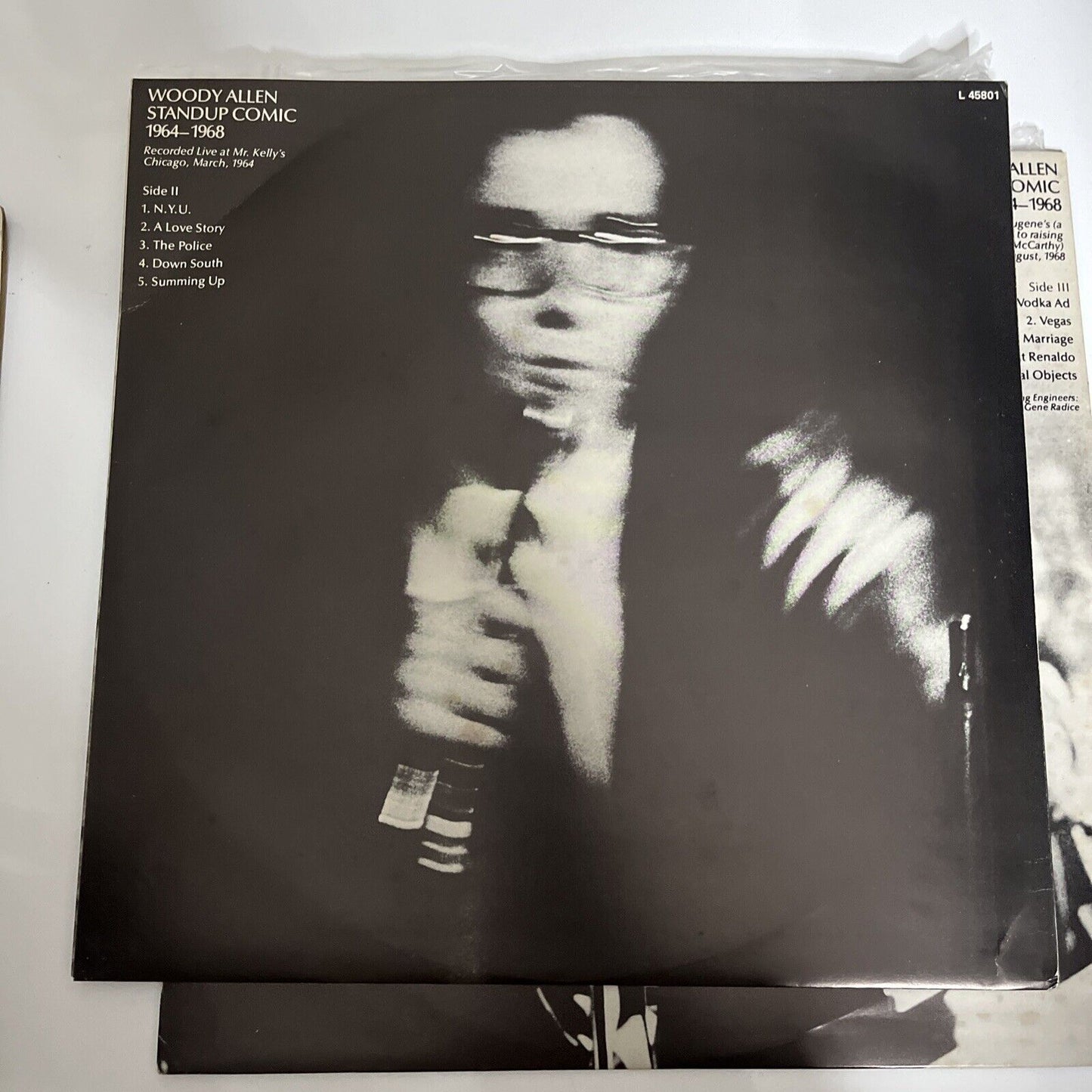 Woody Allen Stand Up Comic 1964-1968 2x LP 1968 Vinyl Record Gatefold L 45801/2