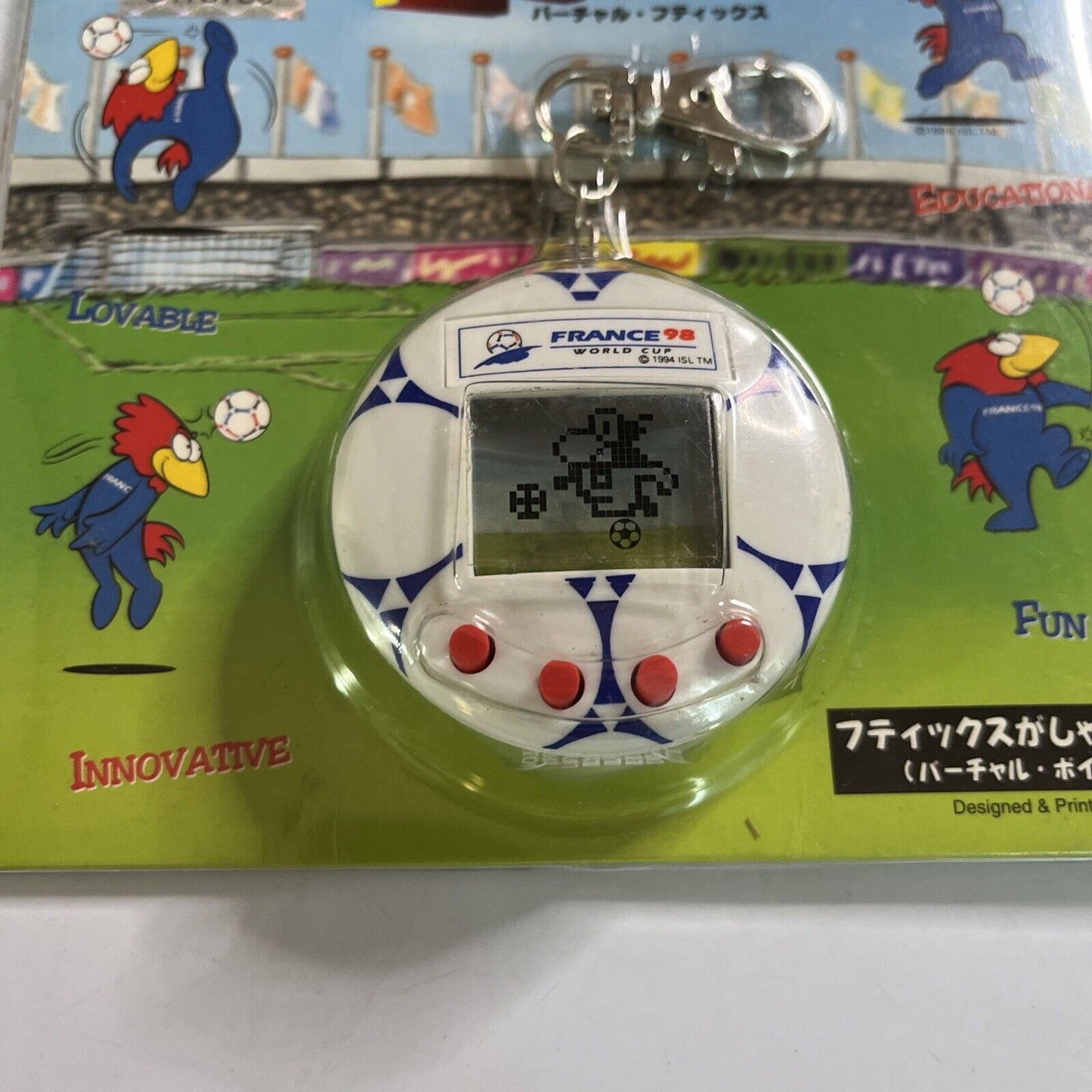 Official FIFA France 98 World Cup Sega Tamagotchi White NEW