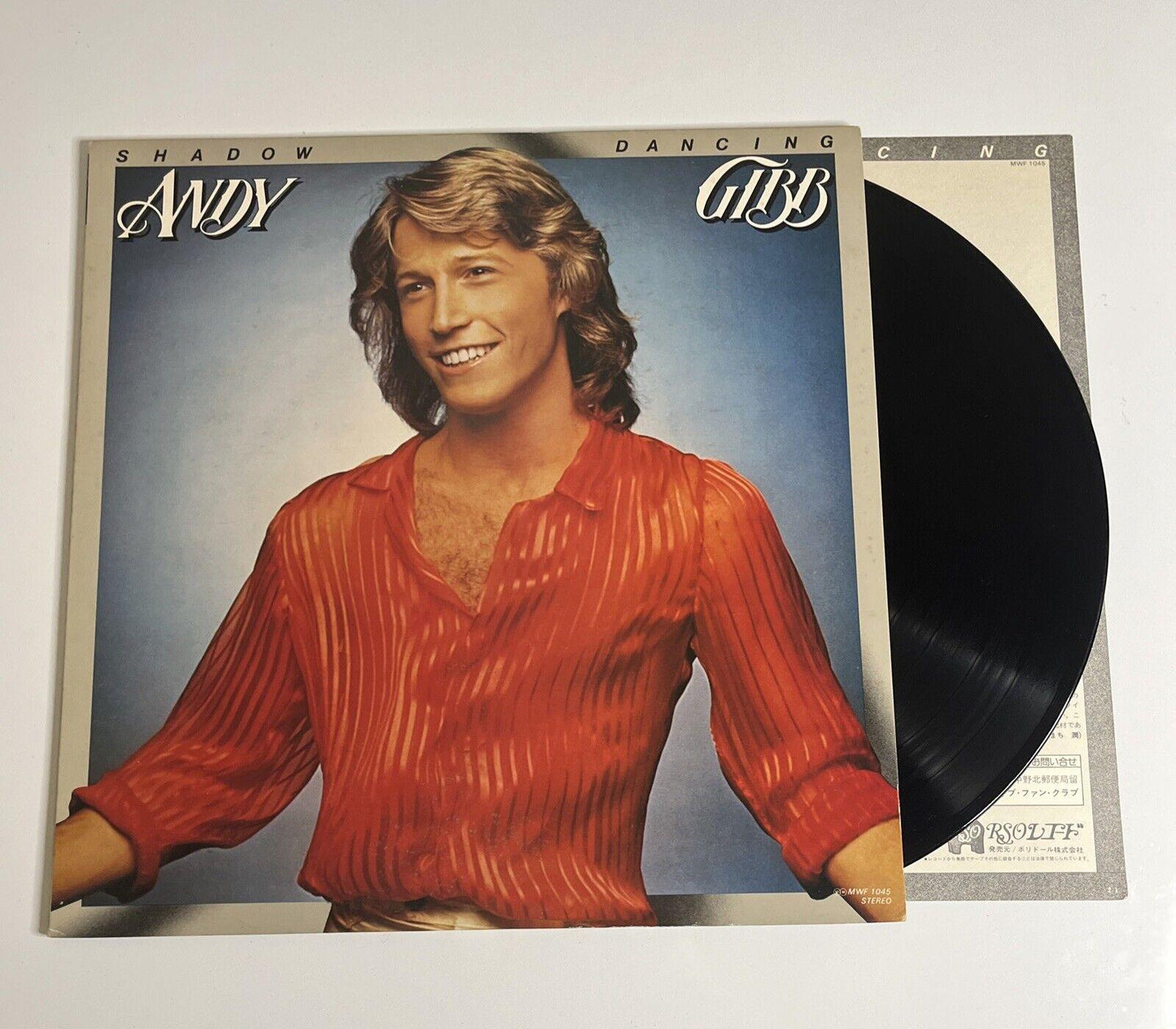 Andy Gibb – Shadow Dancing LP 1978 Vinyl Record MWF 1045