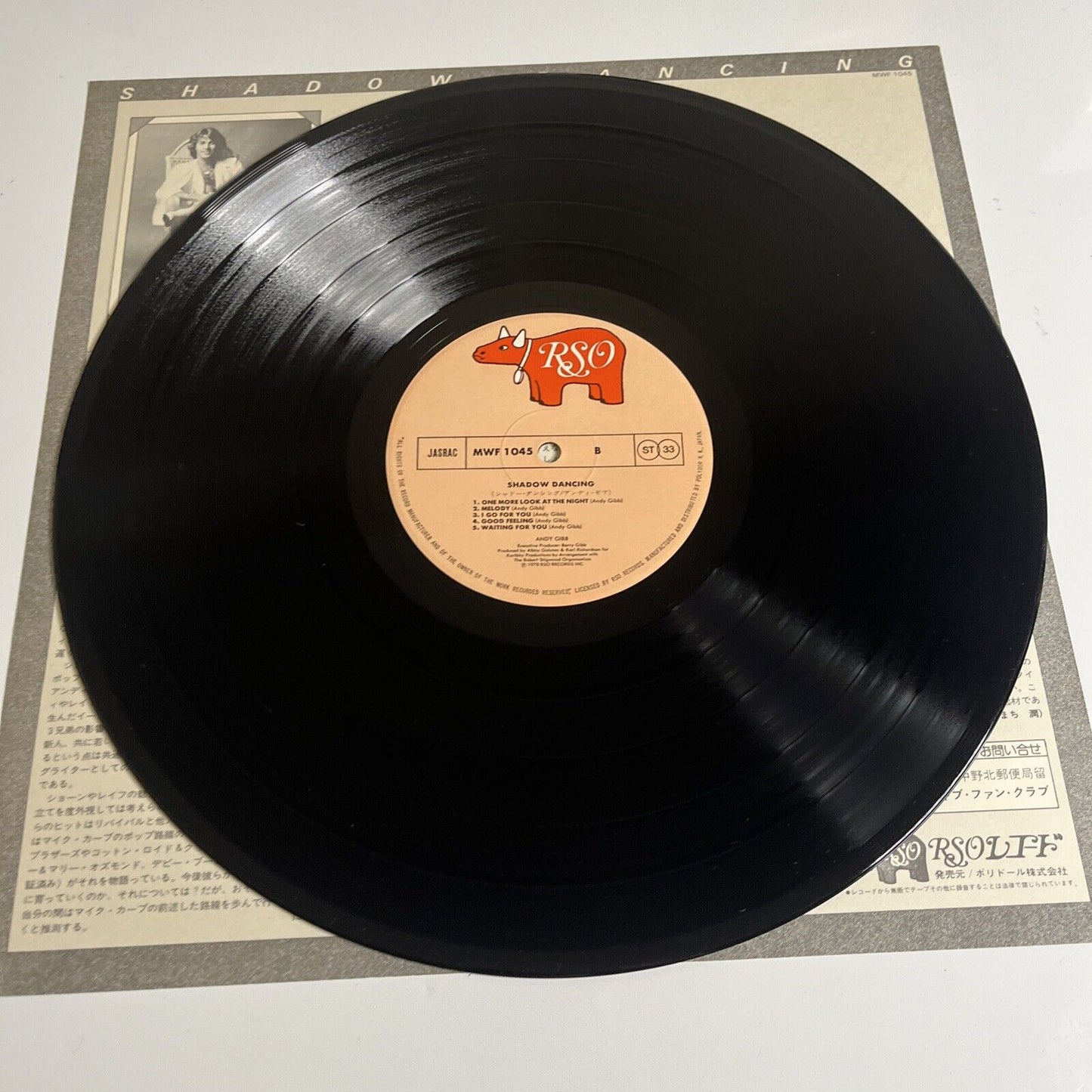Andy Gibb – Shadow Dancing LP 1978 Vinyl Record MWF 1045