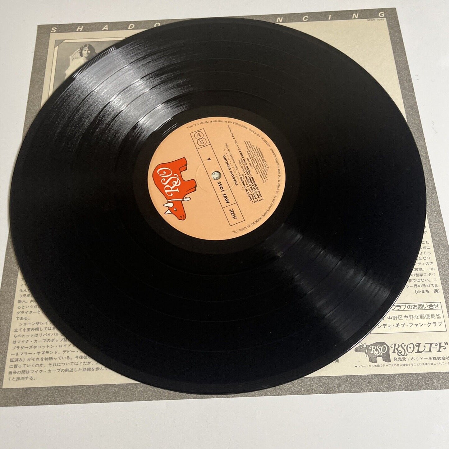 Andy Gibb – Shadow Dancing LP 1978 Vinyl Record MWF 1045