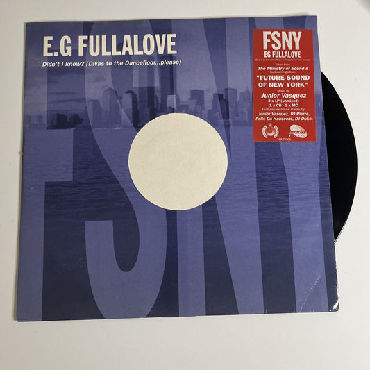 E.G. Fullalove – Didn't I Know? Divas To The Dancefloor...Please Vinyl 12" 1995