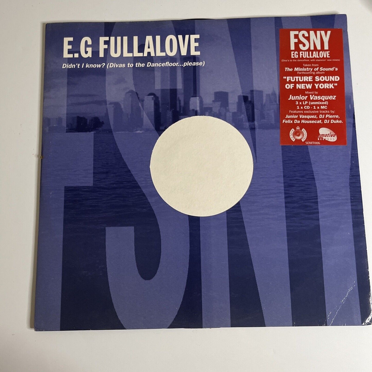 E.G. Fullalove – Didn't I Know? Divas To The Dancefloor...Please Vinyl 12" 1995