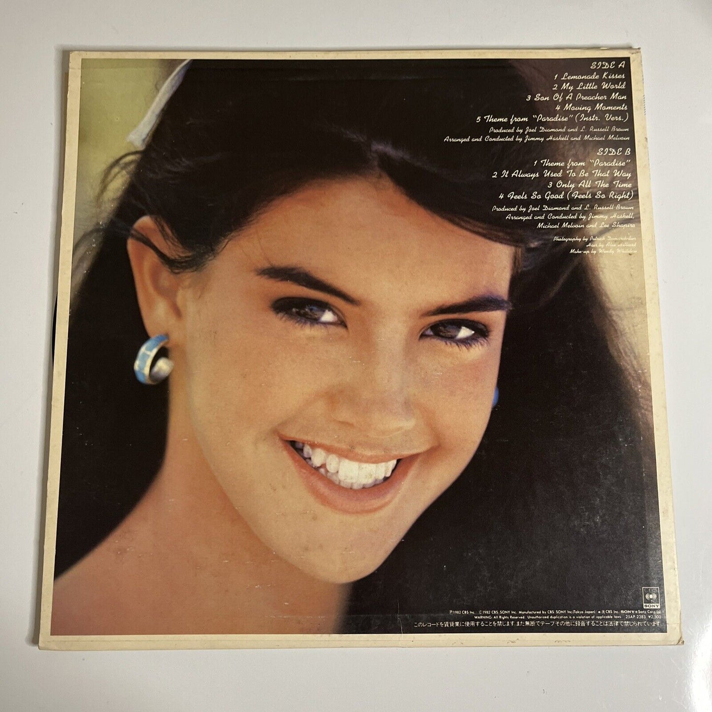 Phoebe Cates – Paradise LP 1982 Vinyl Record 25AP 2383