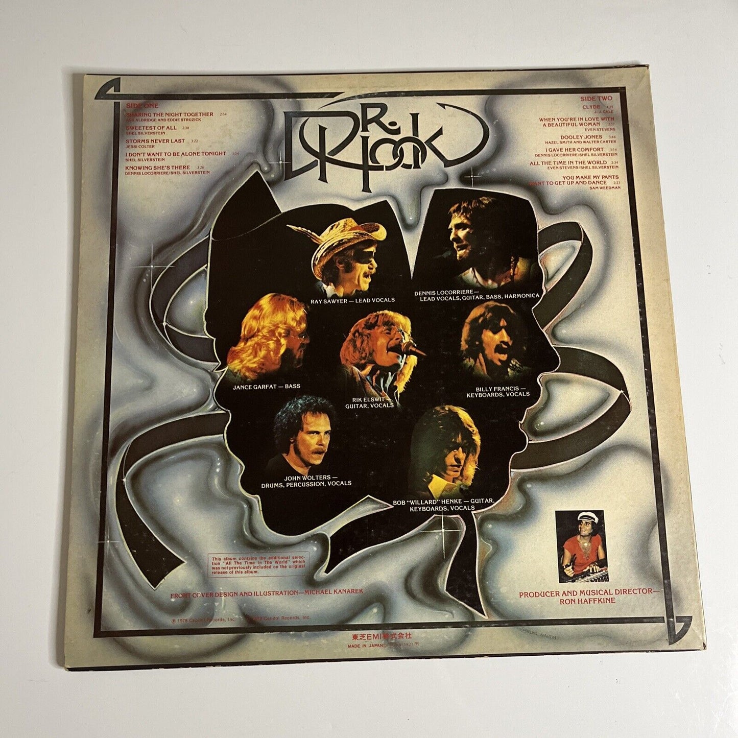 Dr. Hook – Pleasure & Pain LP 1979 Vinyl Record ECS-81182