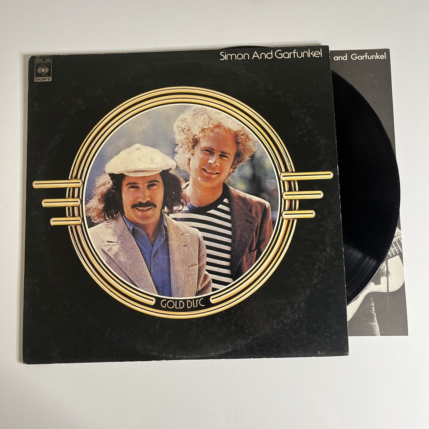 Simon And Garfunkel Gold Disc Vinyl LP 1978 CBS Sony Records 26AP 1301