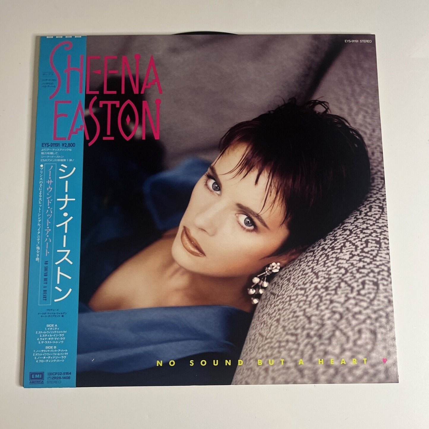 Sheena Easton – No Sound But A Heart LP 1987 Vinyl Obi EMI Records EYS-91191