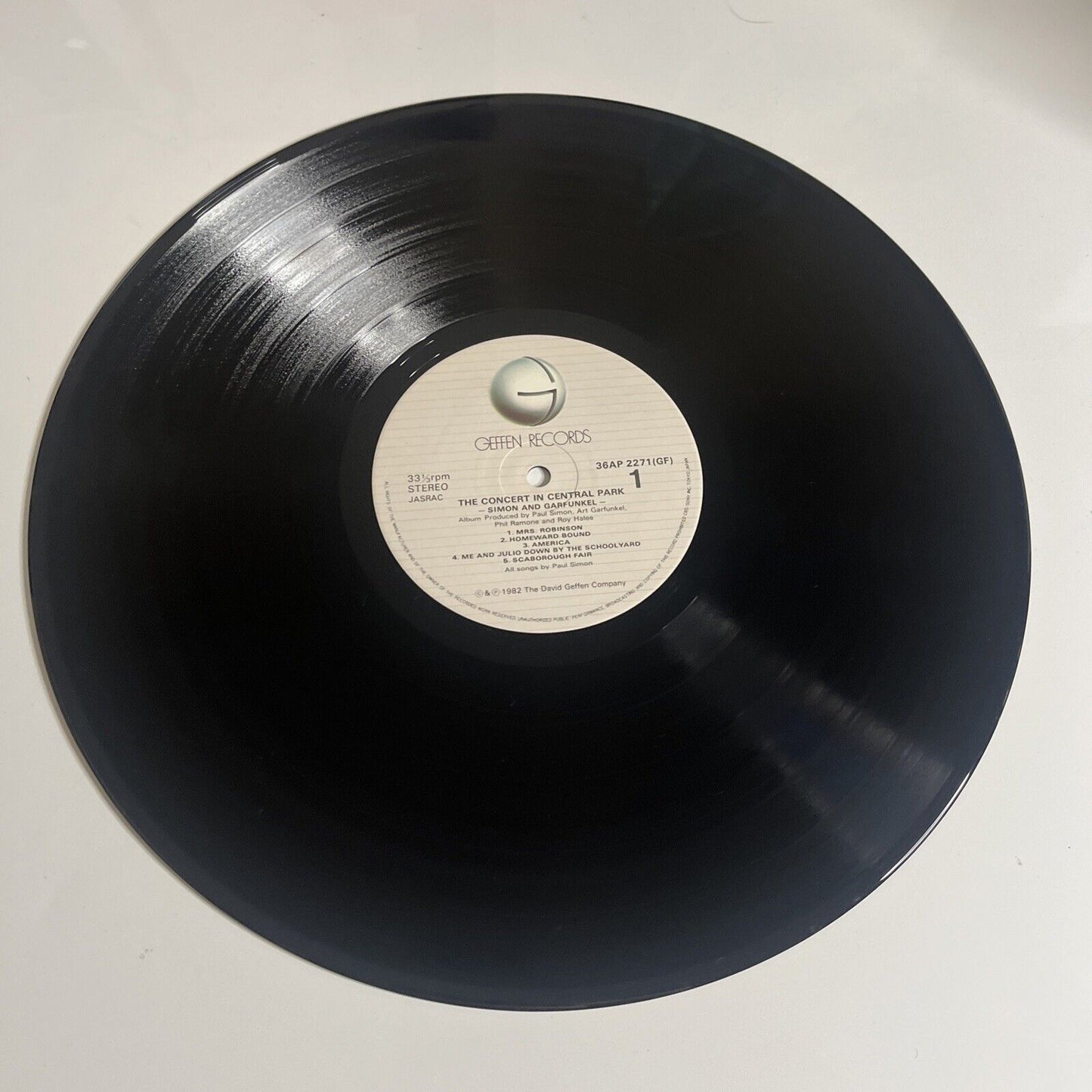 Simon And Garfunkel The Concert In Central Park 2xLP 1982 Obi Gatefold 36AP 2271