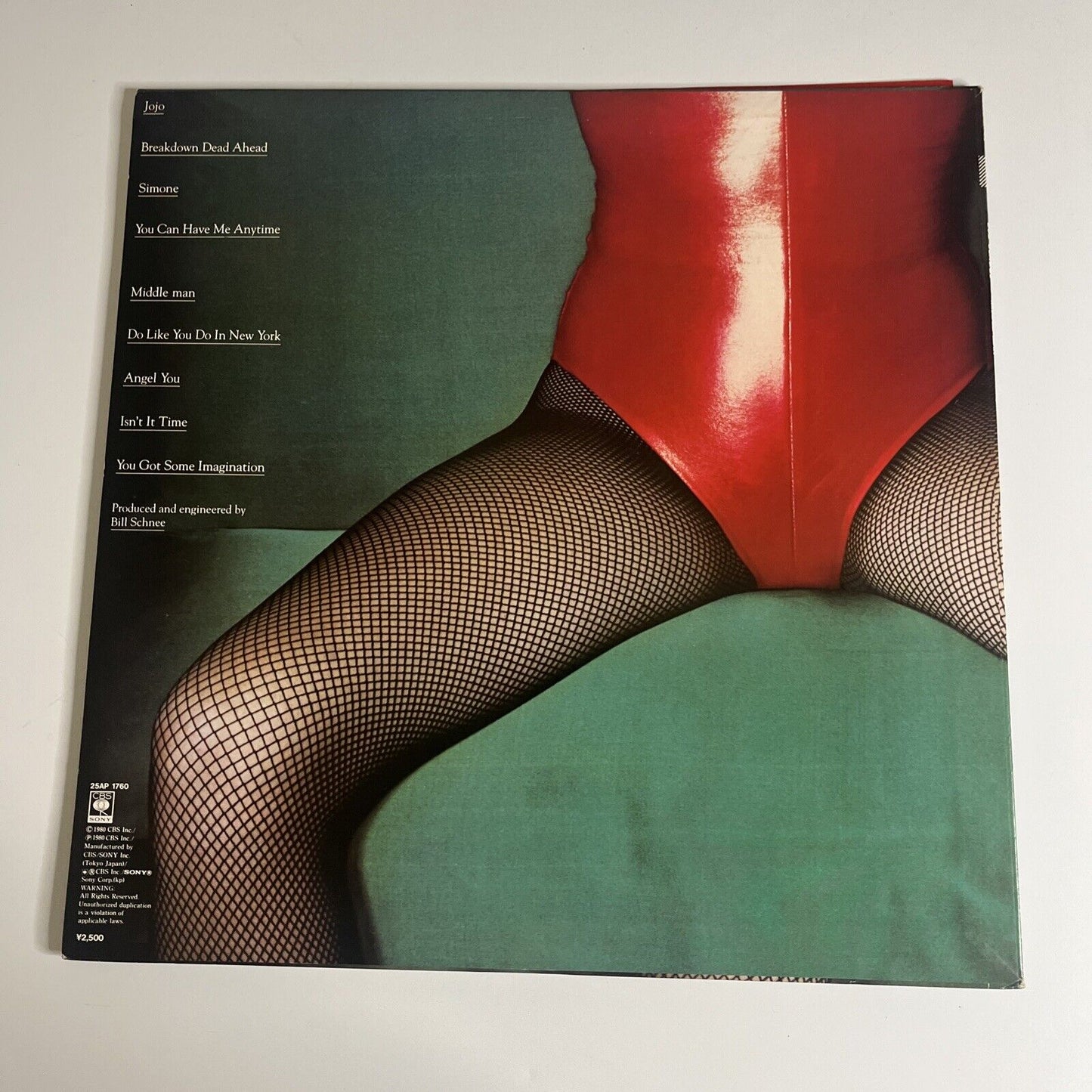 Boz Scaggs – Middle Man LP 1980  Vinyl Records  25AP 1760