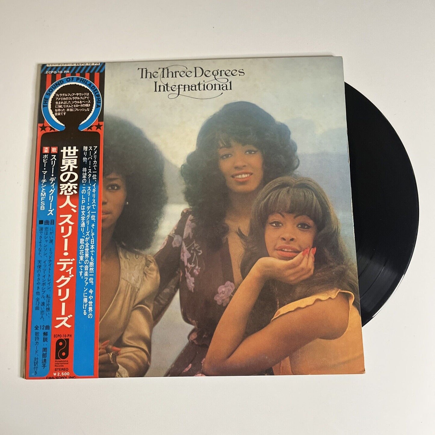 The Three Degrees – International LP 1975 Vinyl Obi ECPO-10-PH