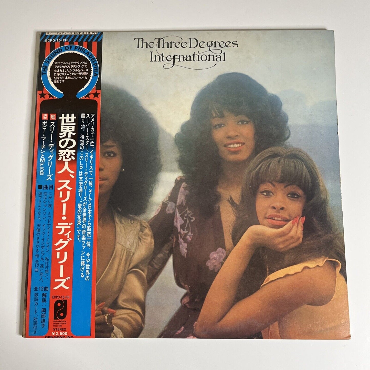 The Three Degrees – International LP 1975 Vinyl Obi ECPO-10-PH