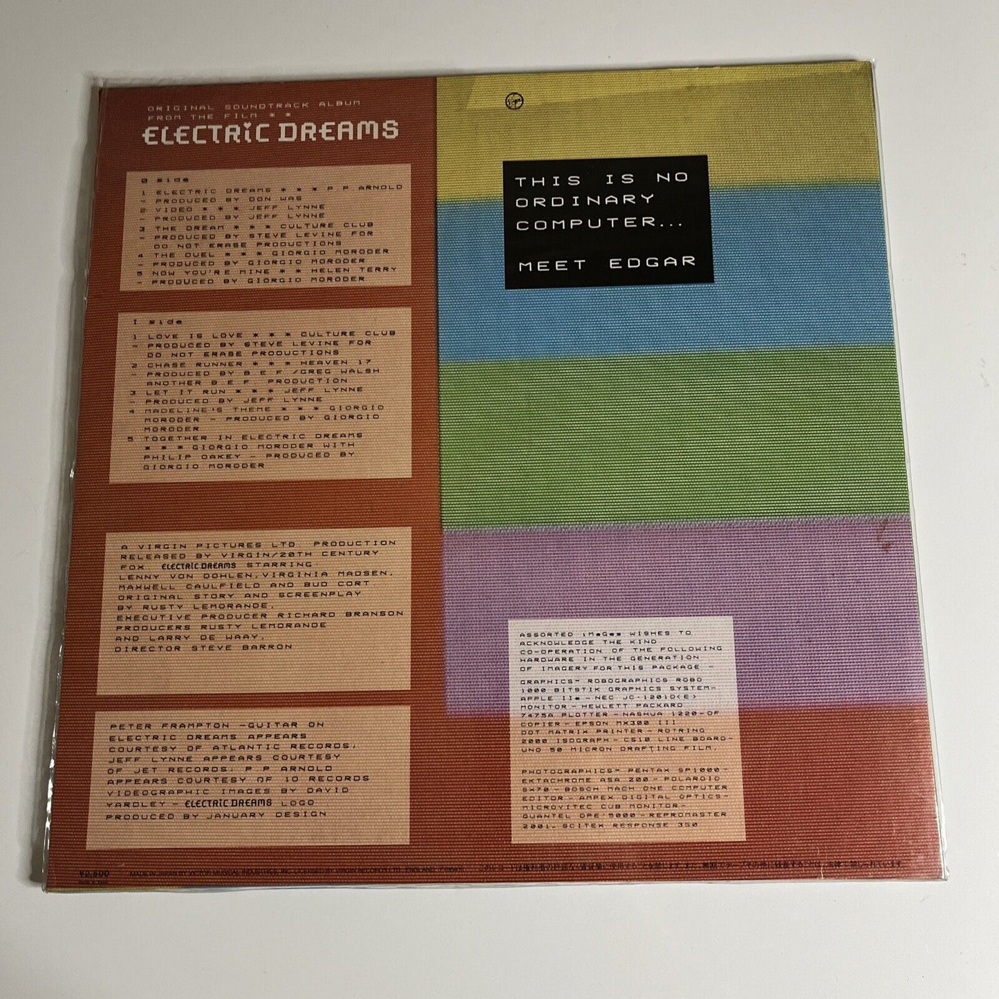 Electric Dreams (Original Film Soundtrack) LP 1984 Vinyl Records VIL-6134