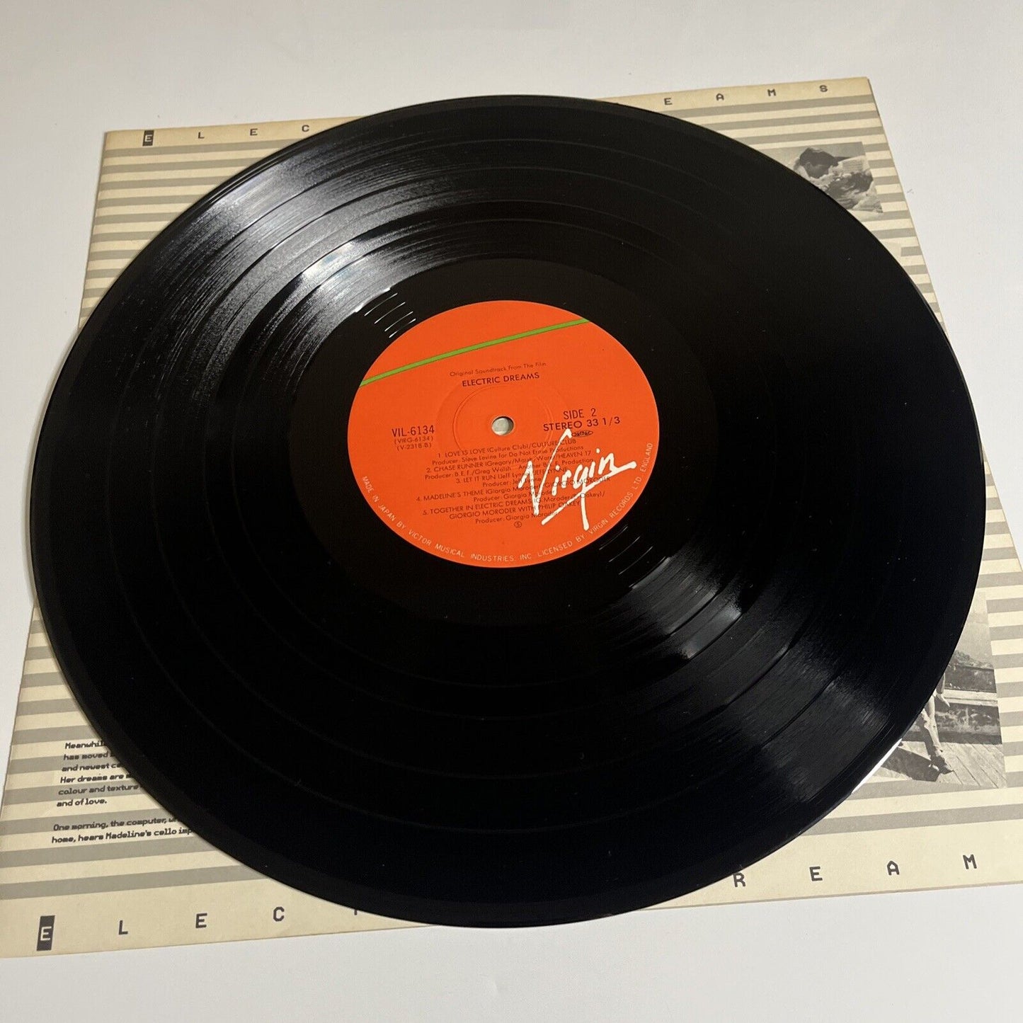 Electric Dreams (Original Film Soundtrack) LP 1984 Vinyl Records VIL-6134