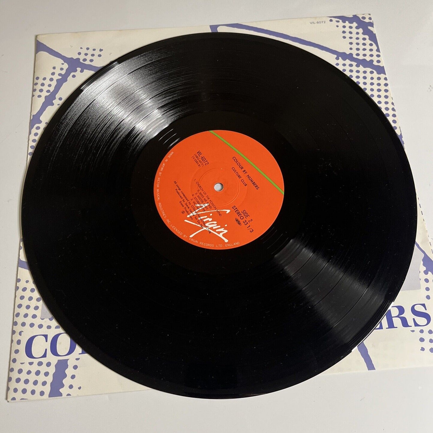 Culture Club – Colour By Numbers LP 1984 Vinyl Virgin Records Obi VIL-6072