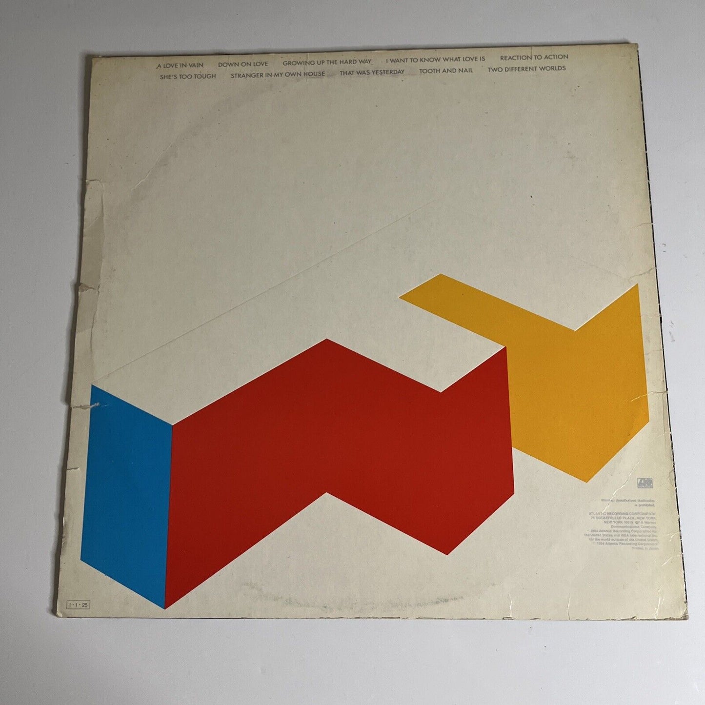 Foreigner – Agent Provocateur LP 1985 Vinyl Atlantic Records P-13060